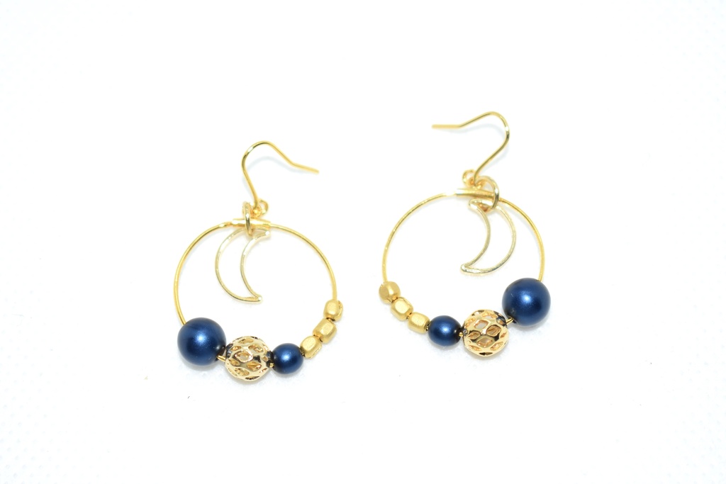 刀剣乱舞*三日月宗近 リング&ピアスセット