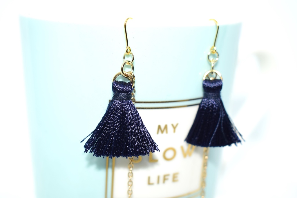 刀剣乱舞*三日月宗近 タッセルピアス