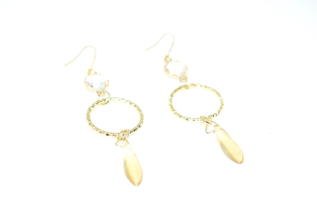 DC*沖矢昴 シャネルストーンピアス