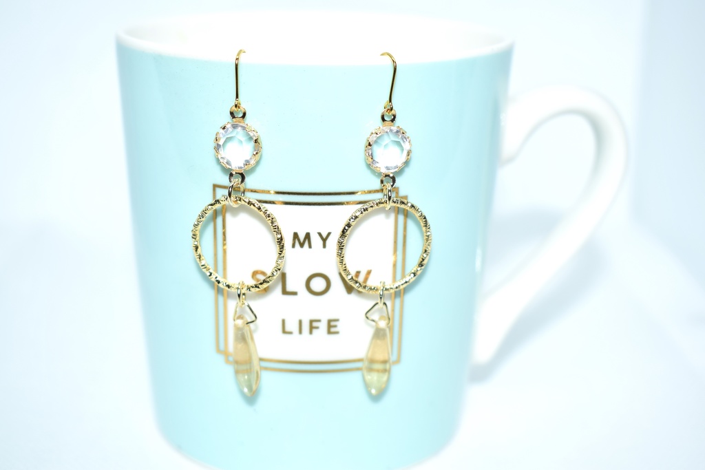 DC*沖矢昴 シャネルストーンピアス