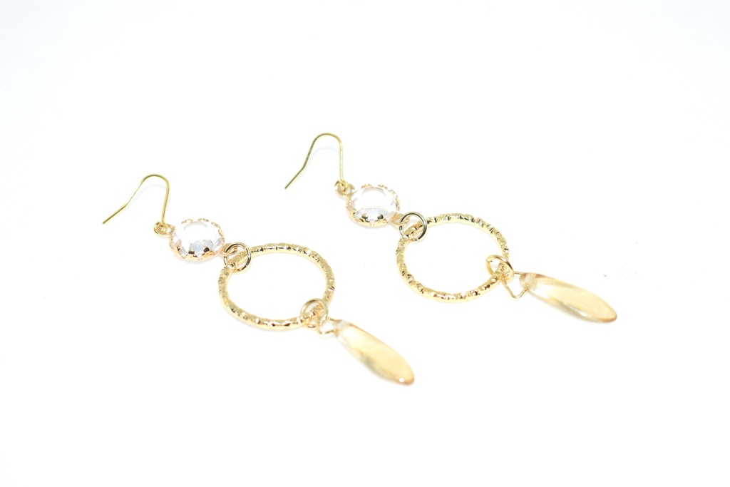 DC*沖矢昴 シャネルストーンピアス