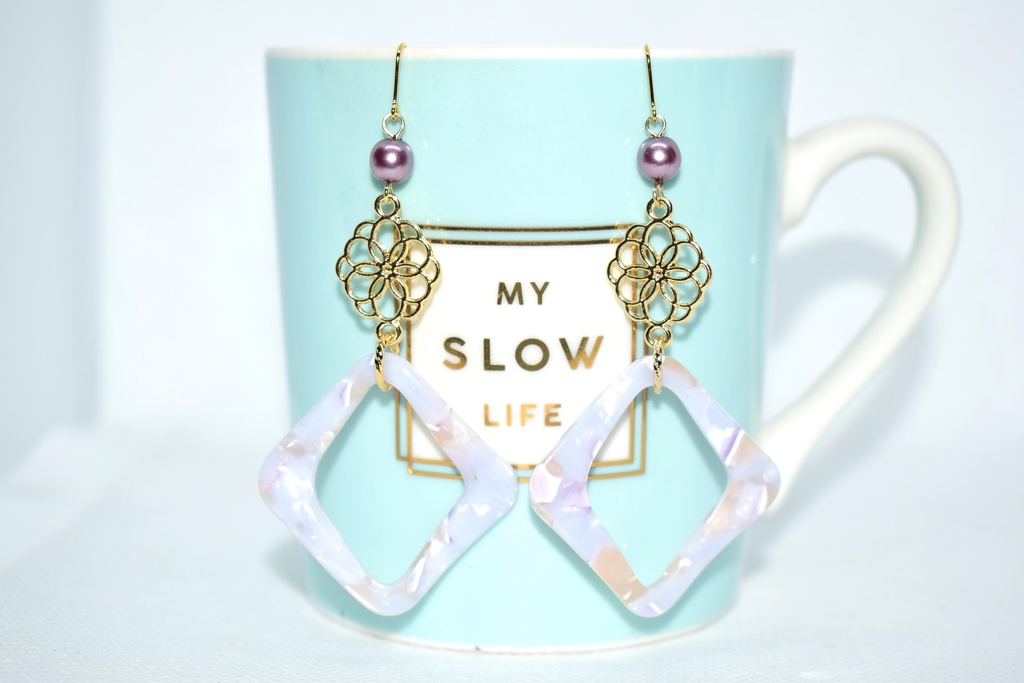 刀剣乱舞*歌仙兼定 マーブルカラーピアス