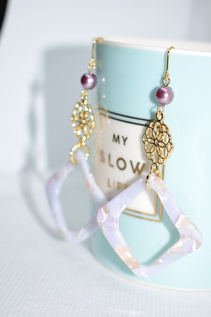 刀剣乱舞*歌仙兼定 マーブルカラーピアス