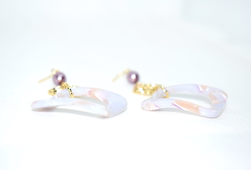 刀剣乱舞*歌仙兼定 マーブルカラーピアス