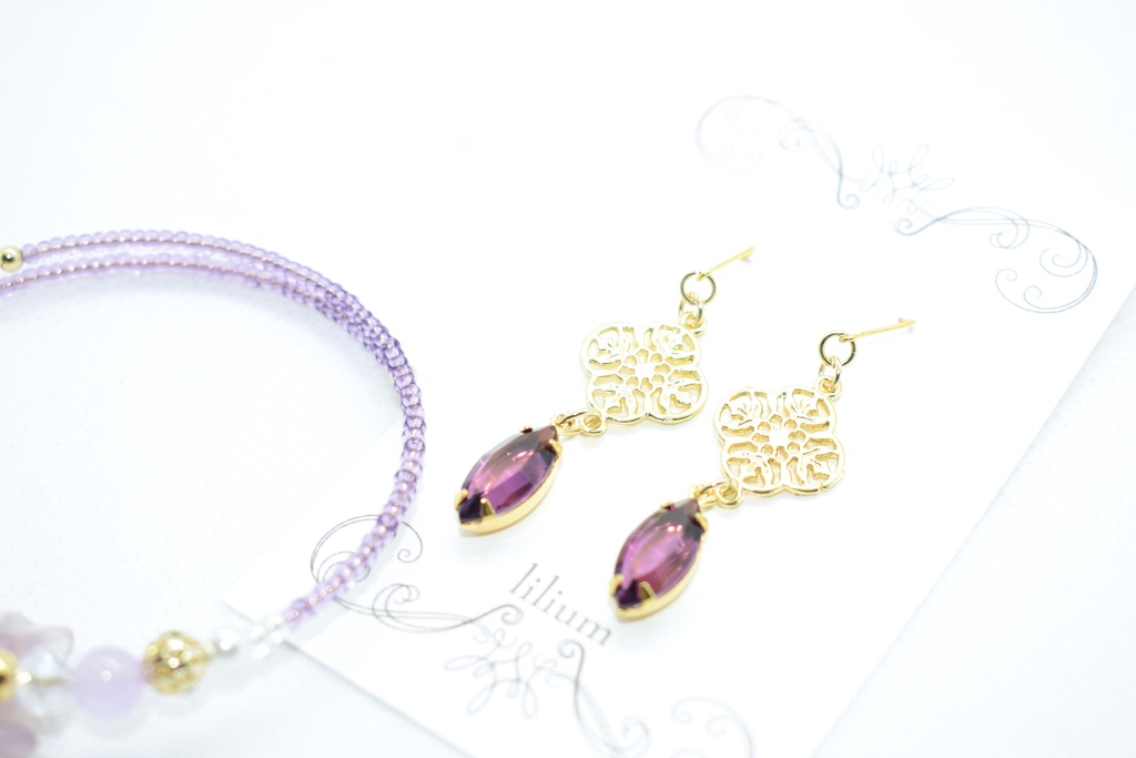 刀剣乱舞*不動行光 ヴィンテージスワロピアス