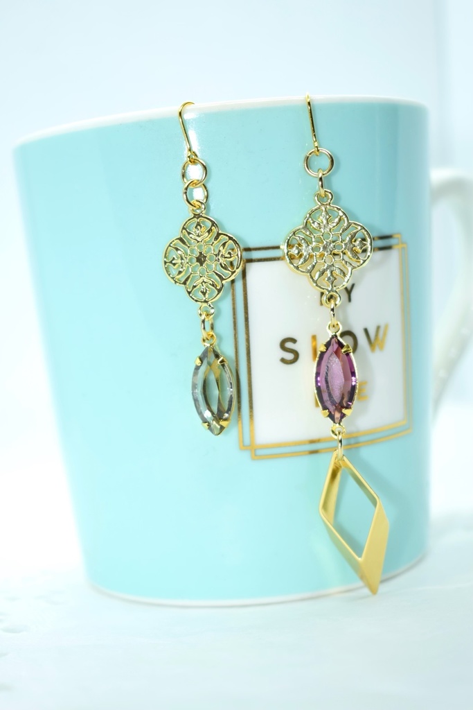 刀剣乱舞*不動行光 ヴィンテージピアス/アシメ