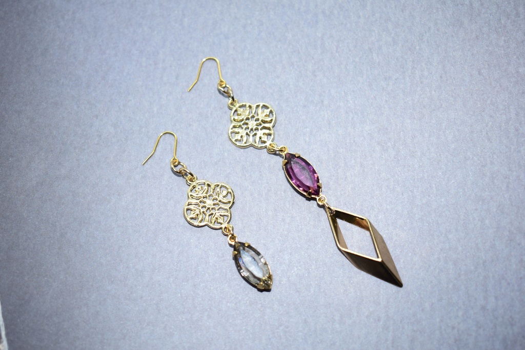 刀剣乱舞*不動行光 ヴィンテージピアス/アシメ