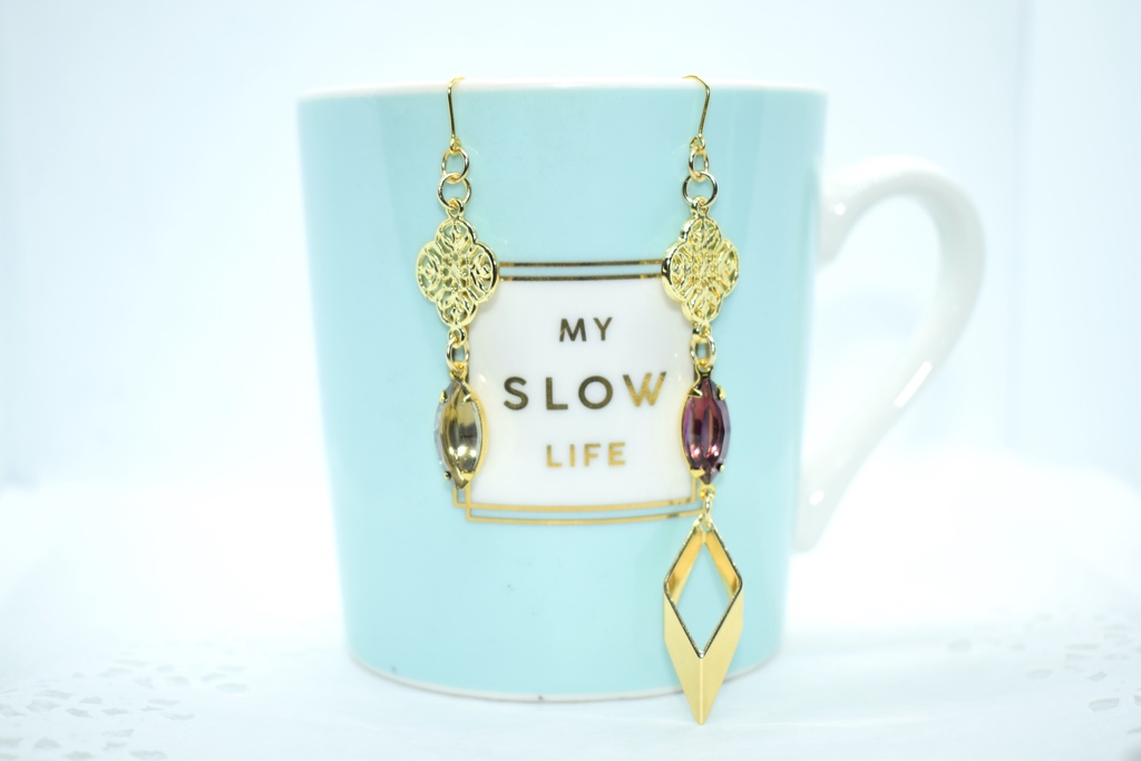 刀剣乱舞*不動行光 ヴィンテージピアス/アシメ