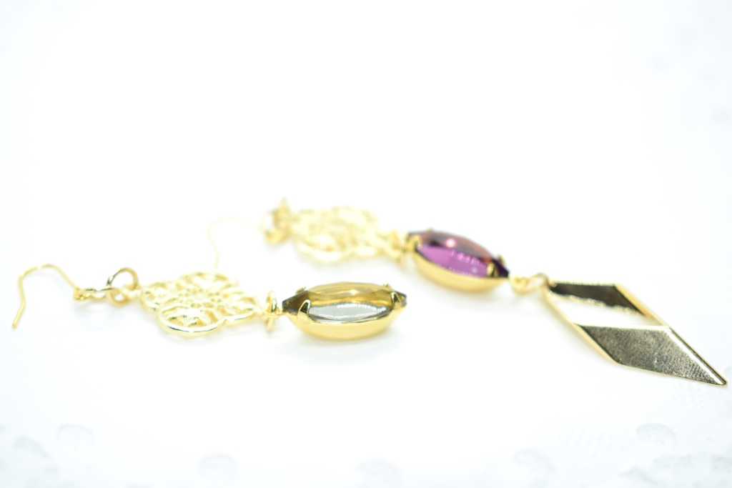 刀剣乱舞*不動行光 ヴィンテージピアス/アシメ