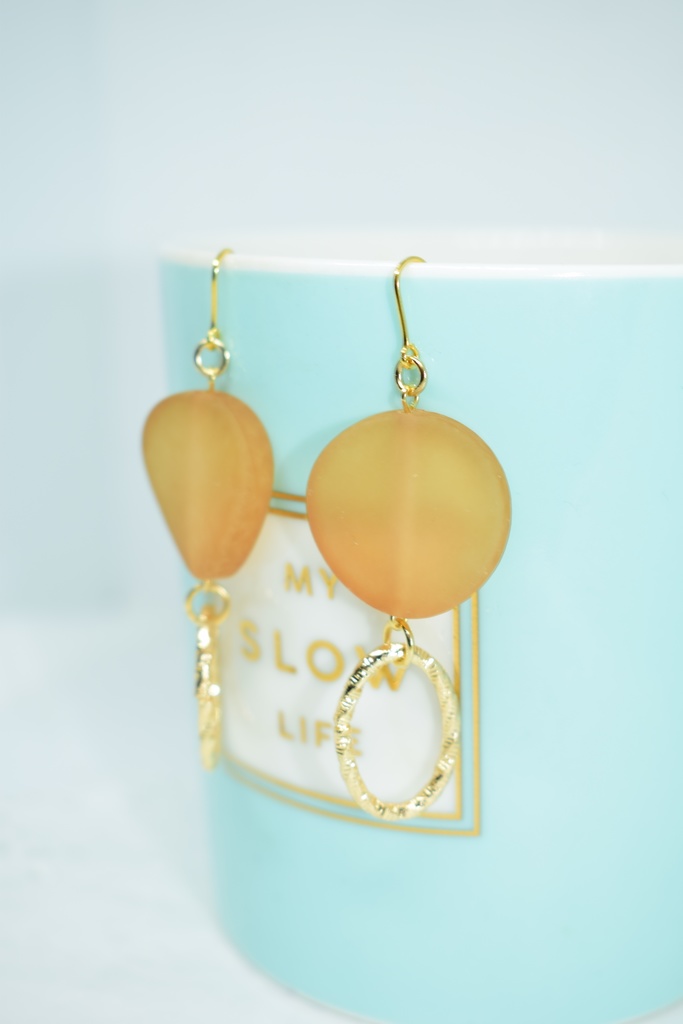 DC*沖矢昴 フロストガラス風ピアス