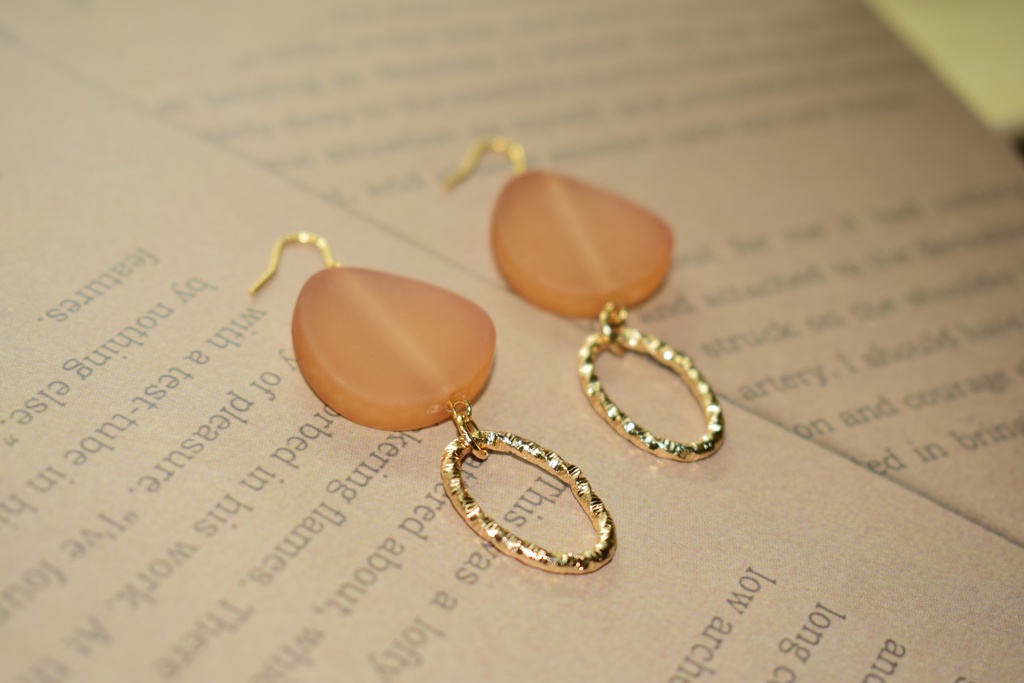 DC*沖矢昴 フロストガラス風ピアス