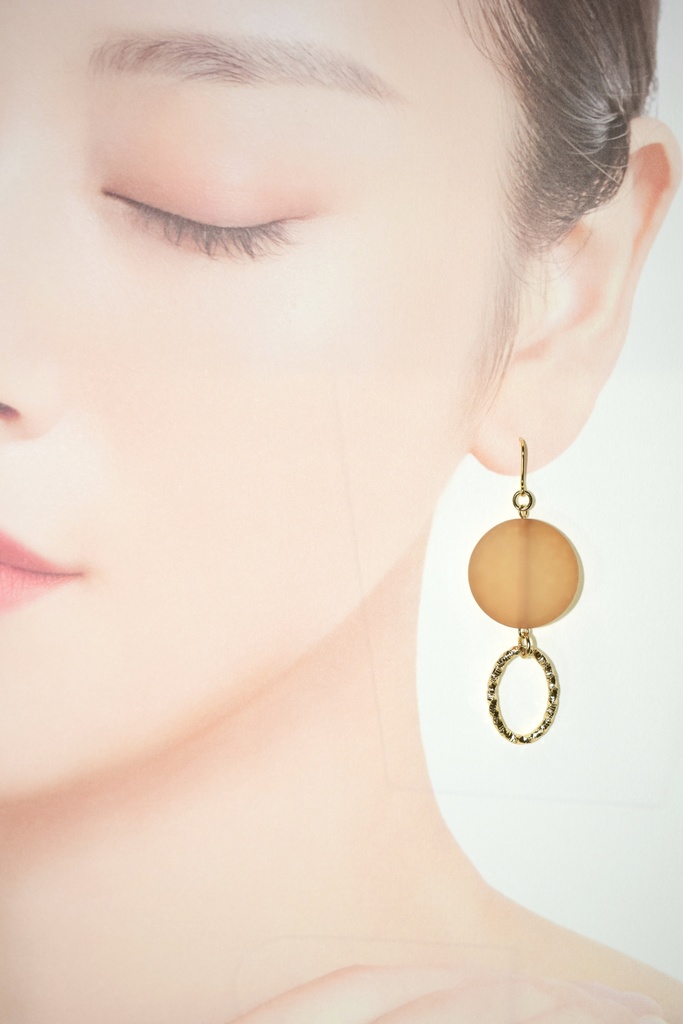 DC*沖矢昴 フロストガラス風ピアス