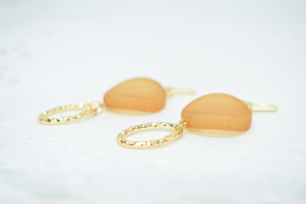 DC*沖矢昴 フロストガラス風ピアス