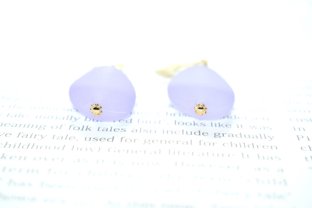 刀剣乱舞*歌仙兼定 すりガラス風ピアス