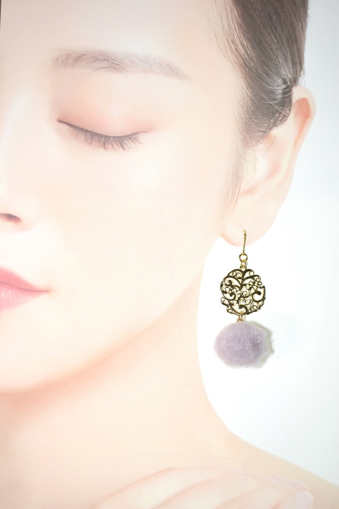 刀剣乱舞*歌仙兼定 ふわふわピアス