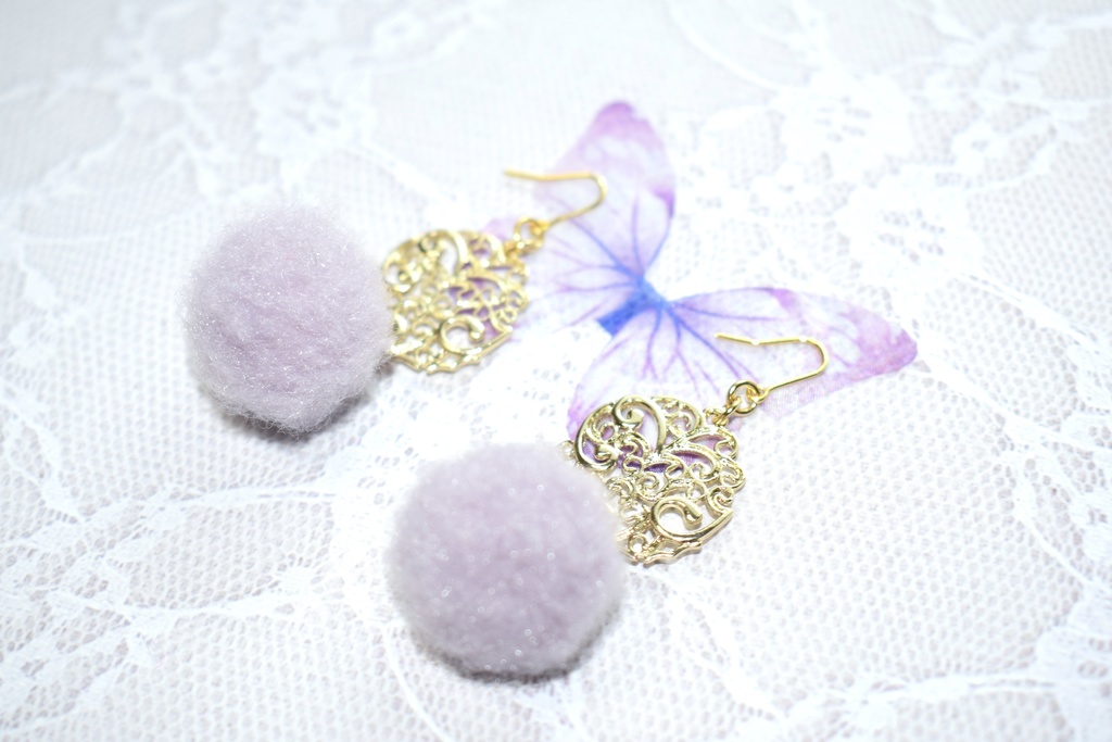 刀剣乱舞*歌仙兼定 ふわふわピアス