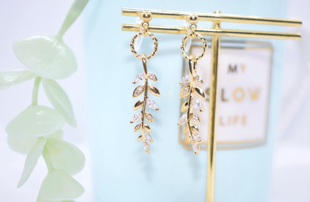 伊作*ジルコニアの薬草アクセセット