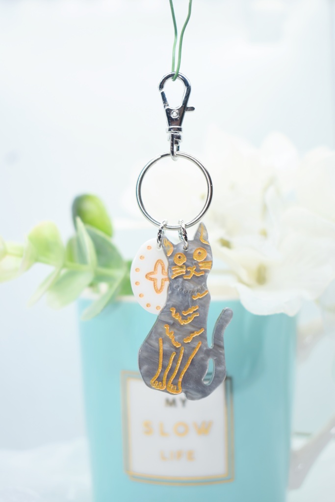 若雑渡昆奈門*猫キーホルダー