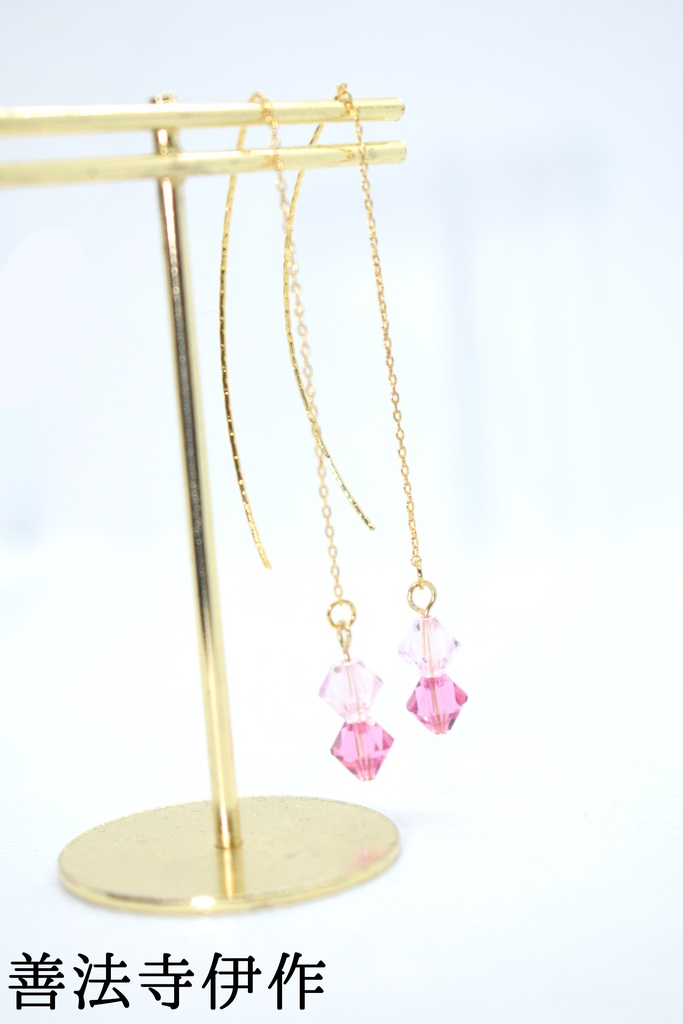 6年*私服カラーロングピアス