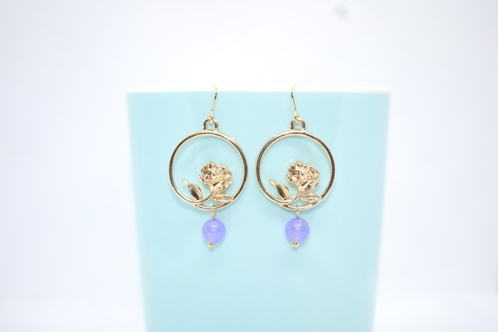 滝夜叉丸*サークルローズピアスA