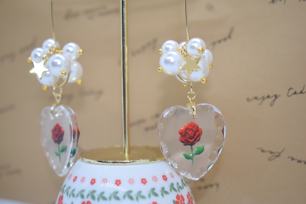 滝夜叉丸*ヴィンテージピアス