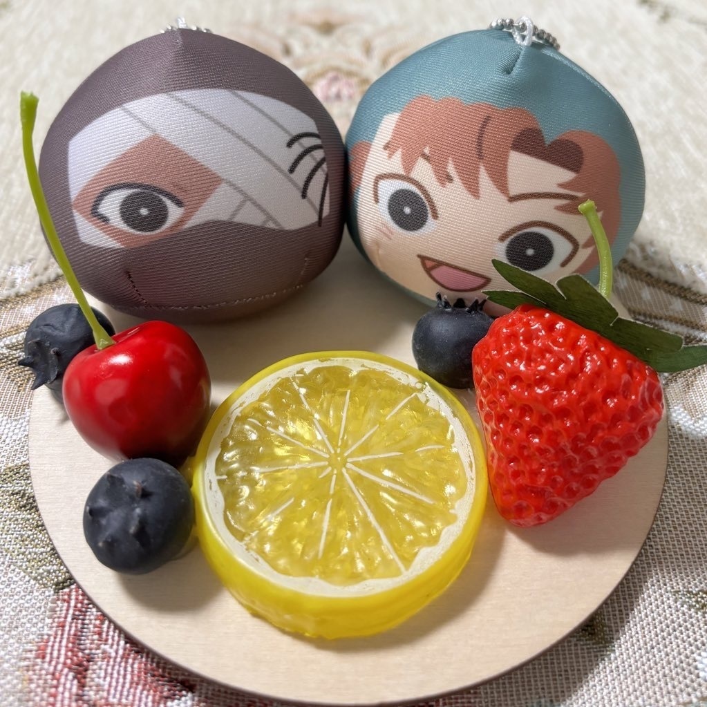 ぬい置きプレート【フルーツ】