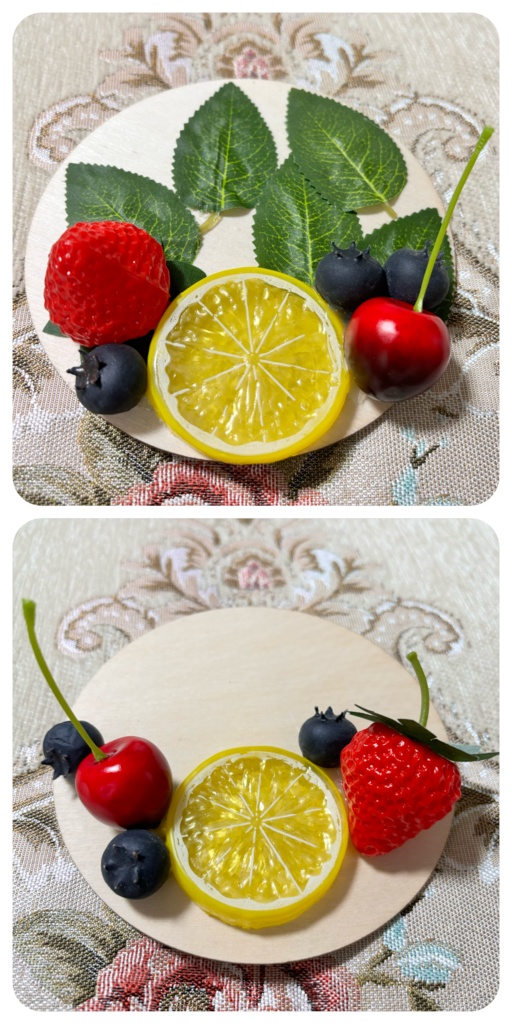 ぬい置きプレート【フルーツ】