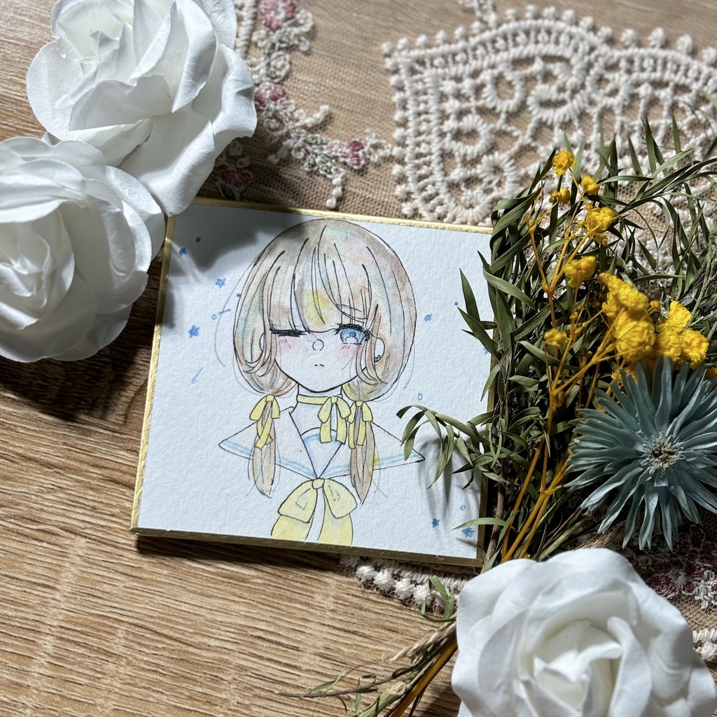 【豆色紙 原画】ひより