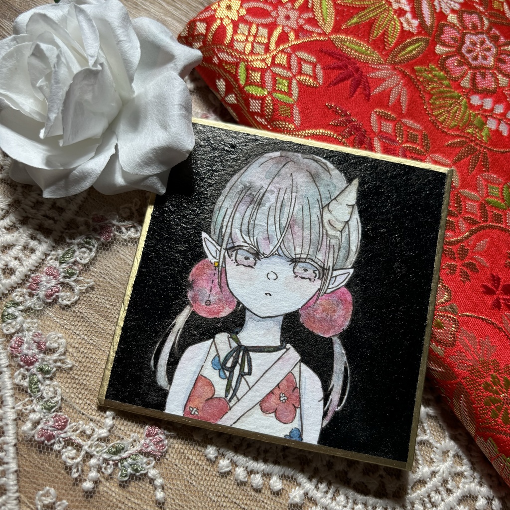 【豆色紙 原画】まつり