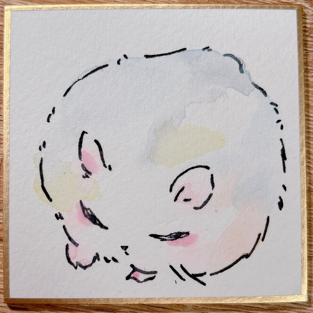 【豆色紙 原画】うたたね。