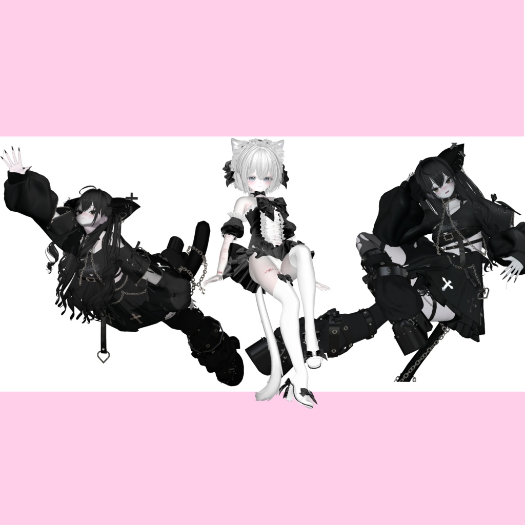 【無料!!!!!】ごちゃごちゃポーズ!!!!!! (7set)