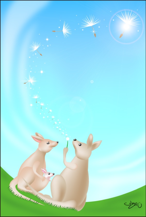 ポストカード040 タンポポの旅