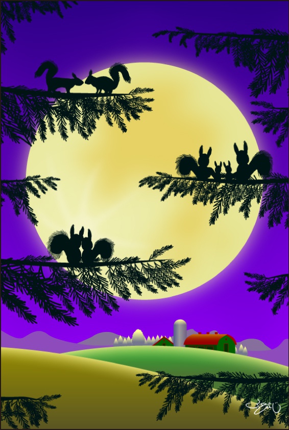 ポストカード072　静北優月（しずきたゆうげつ）