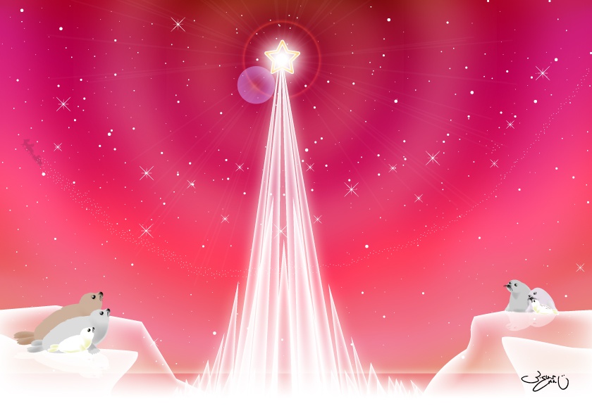 A4イラスト054　Star of peace