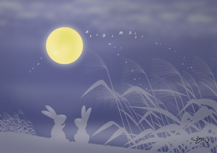 A4イラスト096　秋風静音（あきかぜしずね）