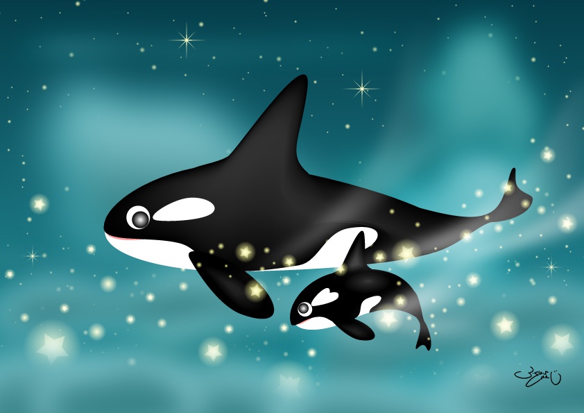 A4イラスト115　スターダストウェーブ