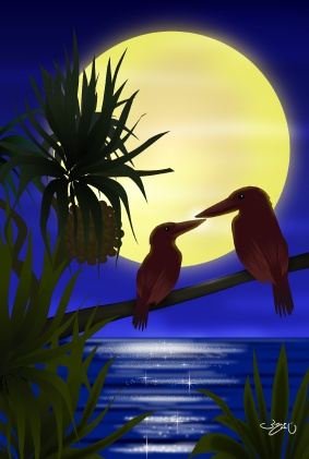 ポストカード145　奄音恋美月（あまねこいみづき）