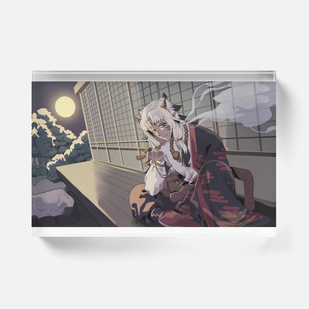 夜の鬼アクリルブロック