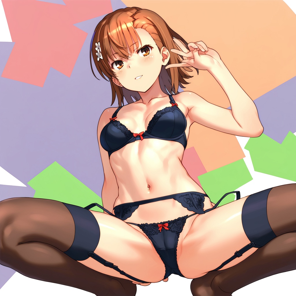 御坂美琴 ガーターベルト_差分707枚(新規615枚)