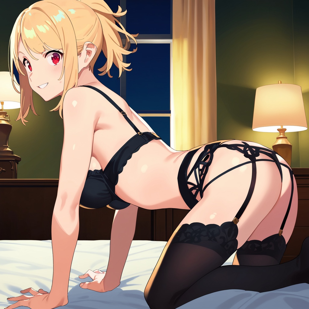 ポニテちゃん ガーターベルト_差分442枚