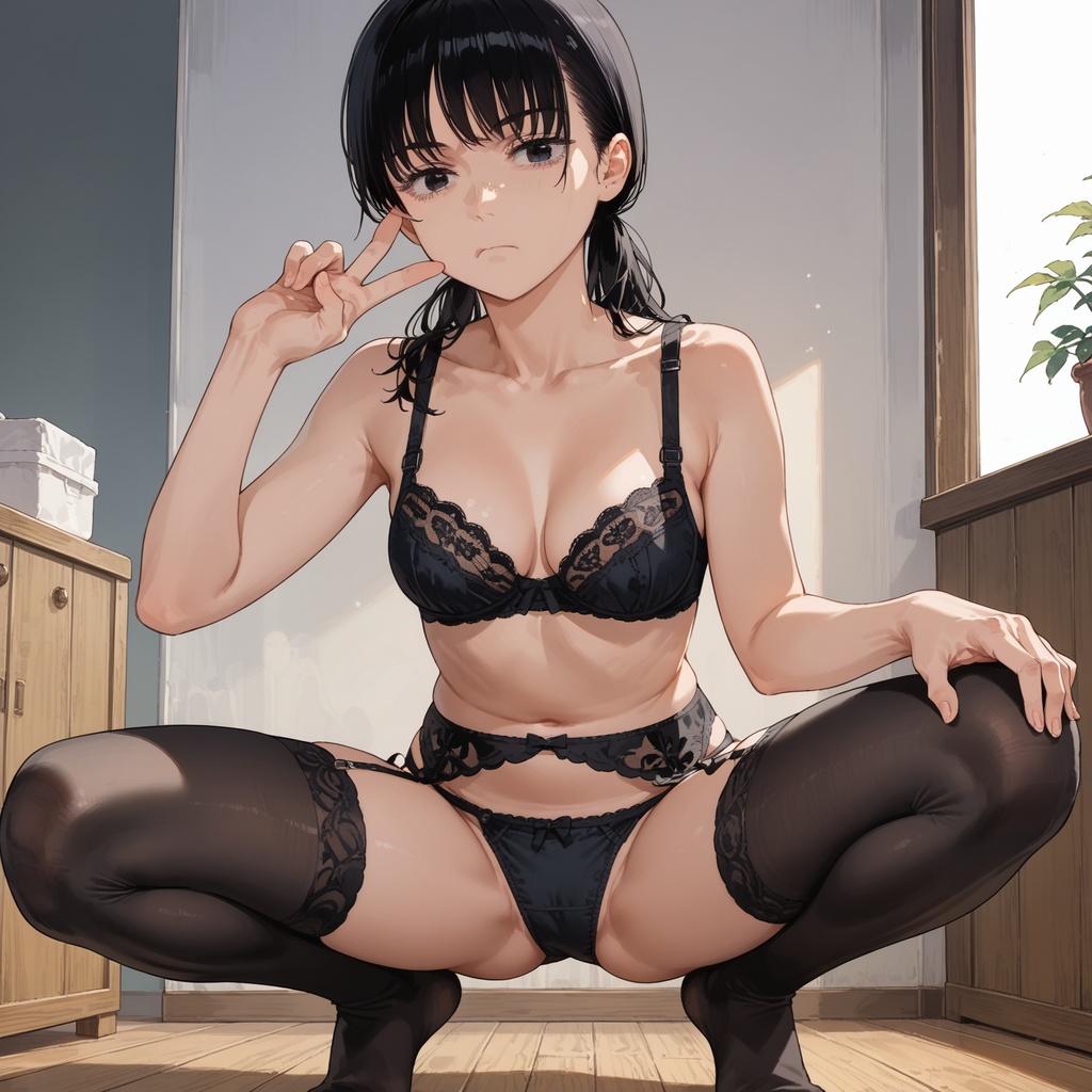 三鷹アサ ガーターベルト_差分291枚