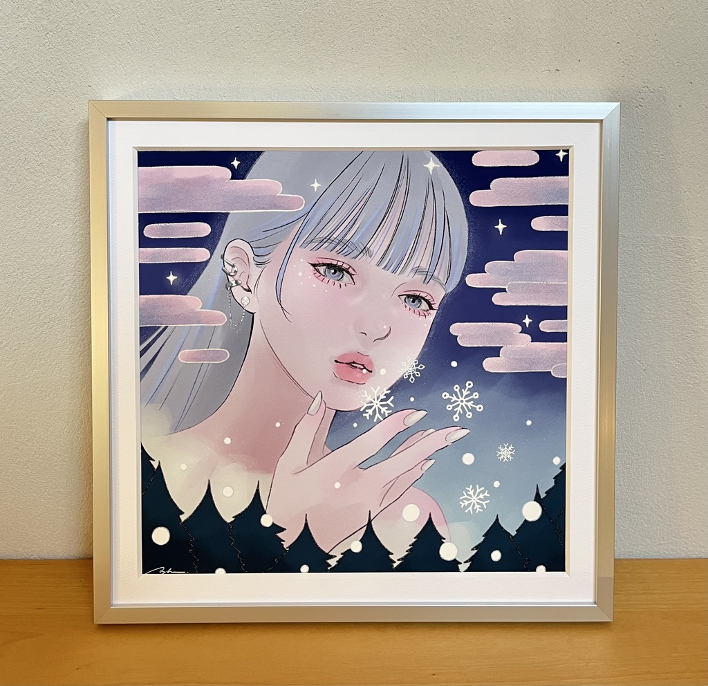 額装「冬のはじまり」