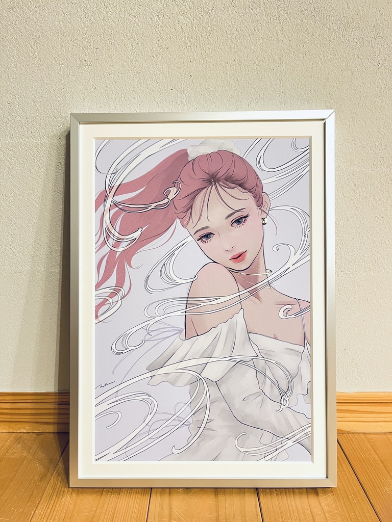 額装「まう（舞う）」