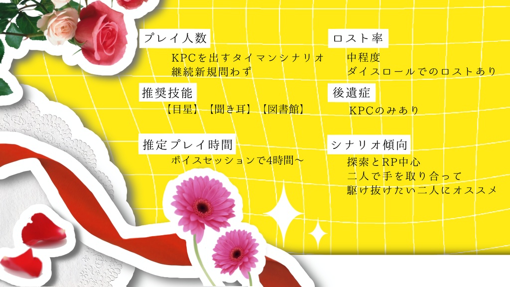 【CoCシナリオ】はじめまして、最愛のキミ!【SPLL:E188154】
