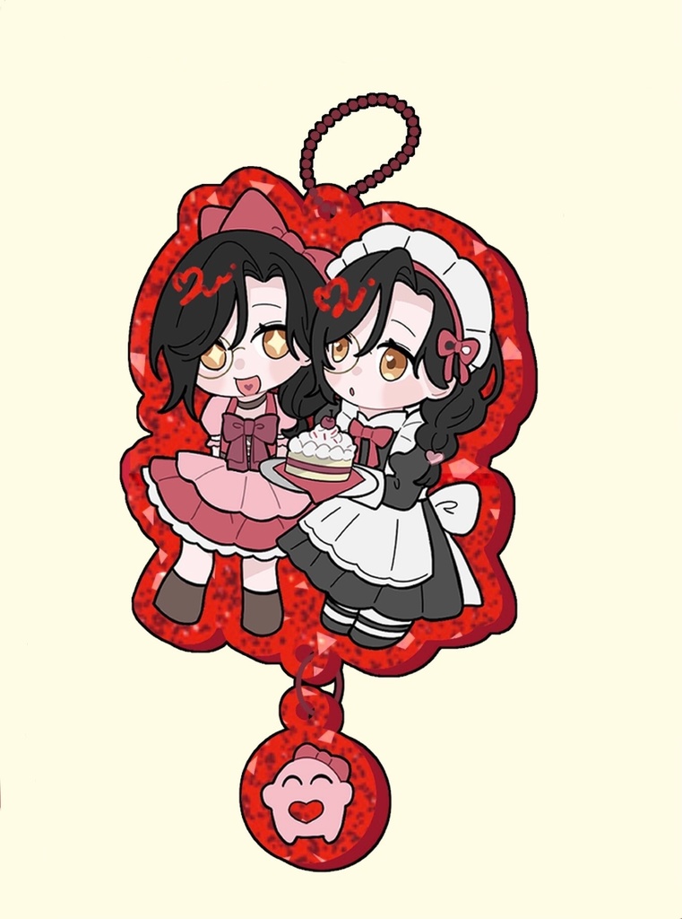 きゅるりんラメアクキー