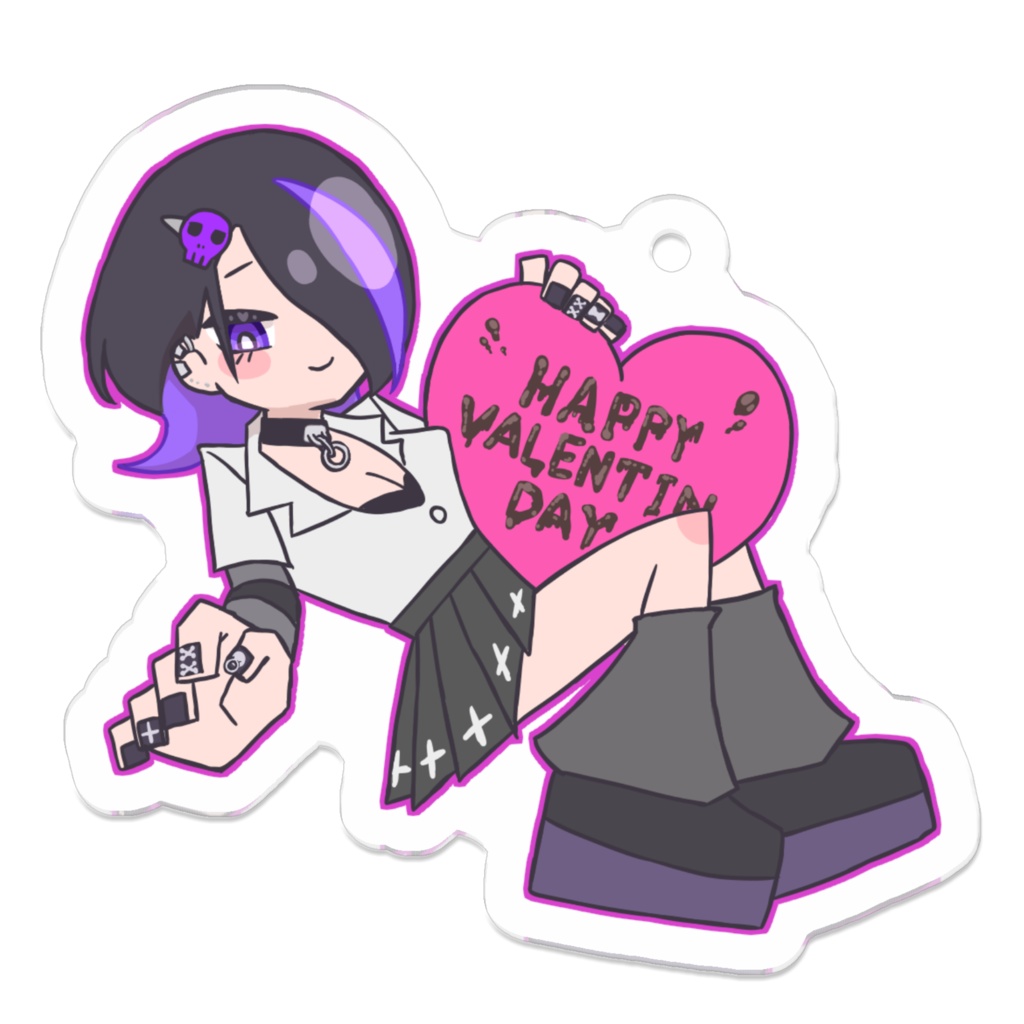 バレンタインSyairoちゃんアクリルキーホルダー