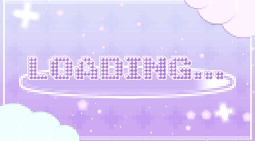 動く64bit風ゆめかわ待機画面