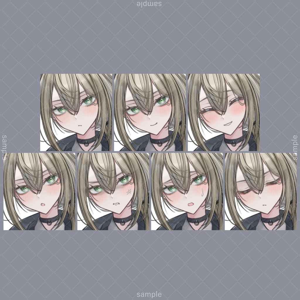 立ち絵109b【表情7種+帽子+刀】金髪,スーツ,女性