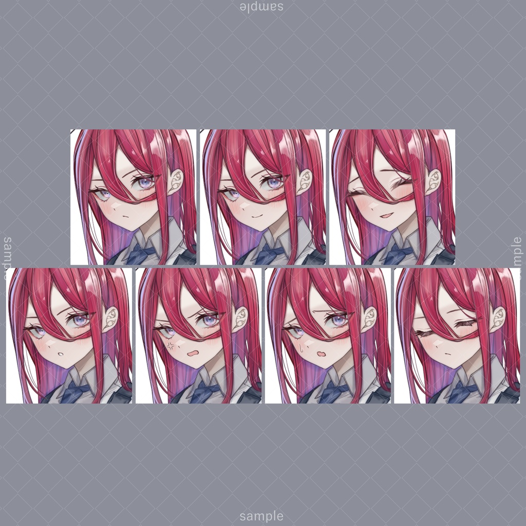 立ち絵115【表情7種】ロングヘア,スーツ,女性