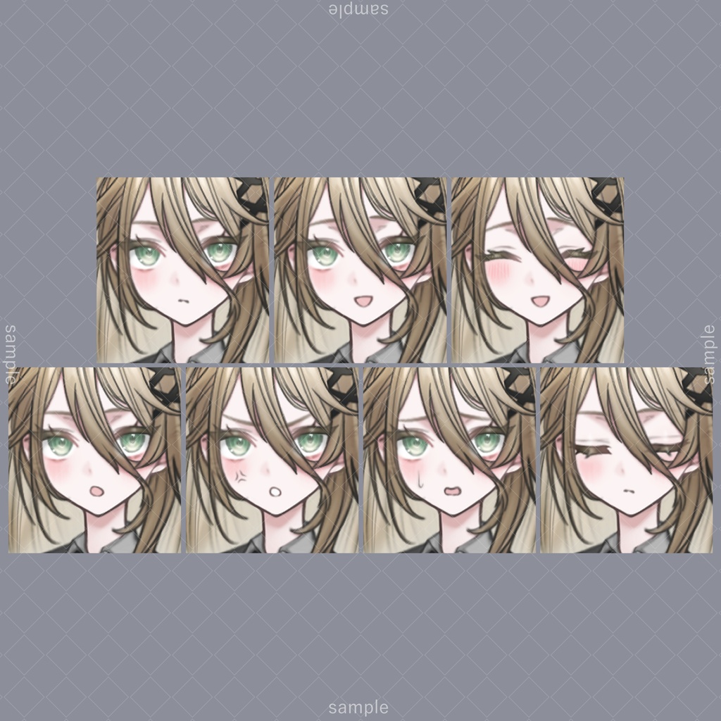 立ち絵173【表情7種】ロングヘア,スーツ,女性